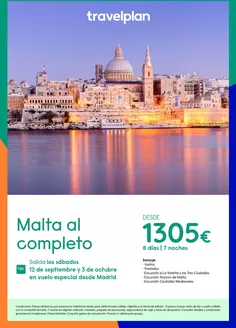 Catálogo Travelplan en Cogollos de la Vega | Malta al completo | 2026-06-19T00:00:00.000Z - 2026-10-03T00:00:00.000Z