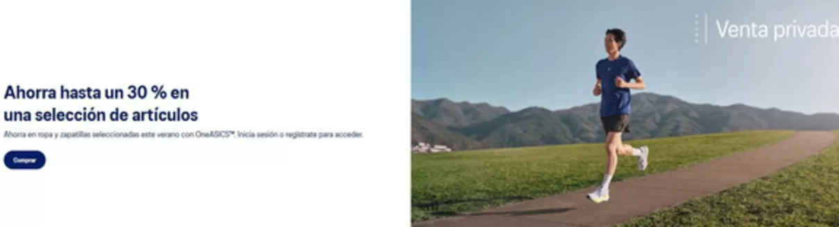 Catálogo Asics en Bescanó | Ahorra hasta un 30 % en una selección de artículos | 2026-06-22T00:00:00.000Z - 2026-07-05T00:00:00.000Z