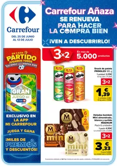 Catálogo Carrefour en Añaza | 3X2 en más de 5000 productos | 2026-06-25T00:00:00.000Z - 2026-07-13T00:00:00.000Z