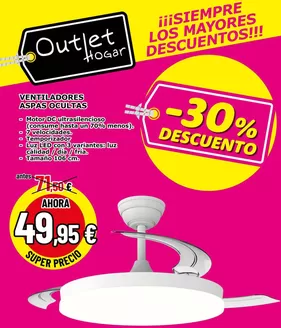 Catálogo Outlet Hogar | -30% Descuento | 2026-06-23T00:00:00.000Z - 2026-07-06T00:00:00.000Z