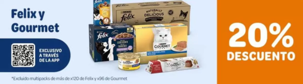 Catálogo Zooplus | 20 % de descuento en Purina Gourmet y Felix | 2026-06-23T00:00:00.000Z - 2026-06-29T00:00:00.000Z