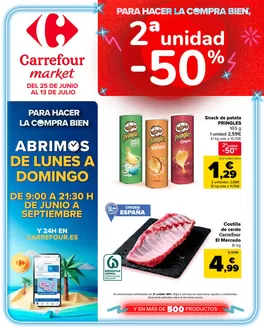 Catálogo Carrefour Market | 2ªunidad -50%  | 2026-06-25T00:00:00.000Z - 2026-07-13T00:00:00.000Z