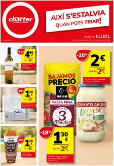 Catálogo Supermercados Charter en Altafulla | Del 25 De Juny Al 22 De Juliol De 2026 | 2026-06-26T00:00:00.000Z - 2026-07-22T00:00:00.000Z