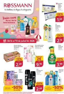 Catálogo Rossmann | Tenim cura de tu i de la teva butxaca | 2026-07-06T00:00:00.000Z - 2026-07-11T00:00:00.000Z