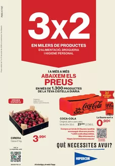 Catálogo Hipercor | 3x2 En Milers De Productes | 2026-07-01T00:00:00.000Z - 2026-07-15T00:00:00.000Z