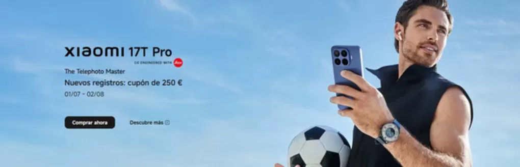 Catálogo Xiaomi en Igualada | Xiaomi 17T Pro | 2026-07-01T00:00:00.000Z - 2026-08-02T00:00:00.000Z