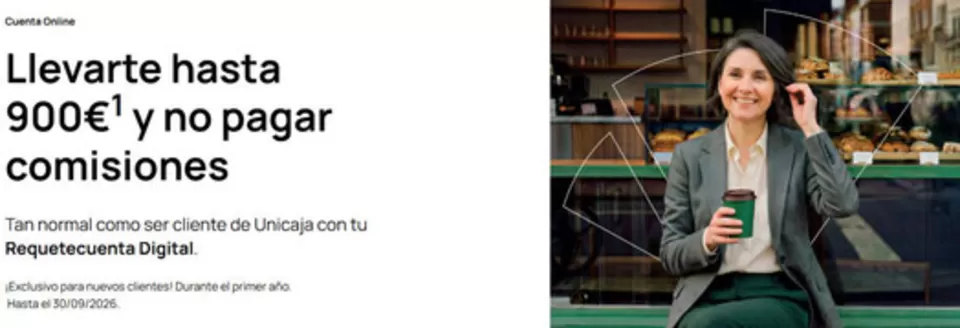 Catálogo Unicaja Banco en Urús | Llevarte hasta 900€ y no pagar comisiones | 2026-07-01T00:00:00.000Z - 2026-09-30T00:00:00.000Z