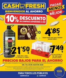 Catálogo Cash Fresh en Carcabuey | Del 1 Al 30 De Julio De 2026 | 2026-07-01T00:00:00.000Z - 2026-07-31T00:00:00.000Z