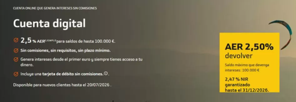 Catálogo EVO Banco en Urús | Cuenta digital | 2026-07-01T00:00:00.000Z - 2026-07-20T00:00:00.000Z
