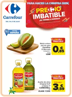 Catálogo Carrefour en O Piñeiro de Areas | PRECIO IMBATIBLE | 2026-07-03T00:00:00.000Z - 2026-07-05T00:00:00.000Z