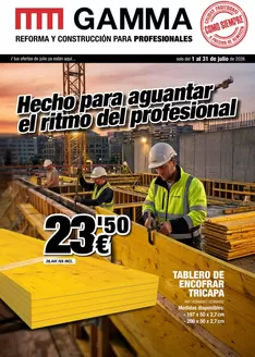 Catálogo Grup Gamma | Hecho para aguantar el ritmo del profesional | 2026-07-02T00:00:00.000Z - 2026-07-31T00:00:00.000Z