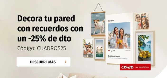 Catálogo Müller | Decora tu pared con recuerdos con un -25% de dto | 2026-07-02T00:00:00.000Z - 2026-07-15T00:00:00.000Z