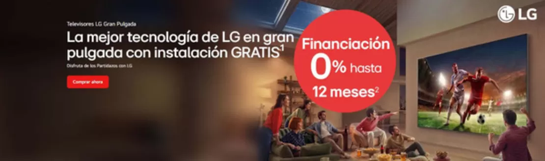 Catálogo LG | La Mejor Tecnología De LG En Gran Pulgada Con Instalación Gratis | 2026-07-03T00:00:00.000Z - 2026-07-16T00:00:00.000Z