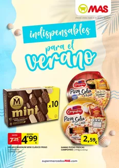 Catálogo Supermercados MAS | Indispensables para verano | 2026-07-04T00:00:00.000Z - 2026-07-30T00:00:00.000Z