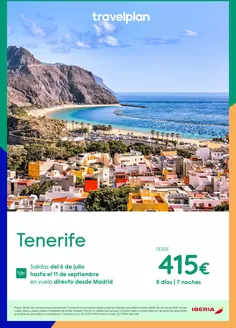 Catálogo Travelplan | Tenerife desde 415€ | 2026-07-06T00:00:00.000Z - 2026-09-11T00:00:00.000Z