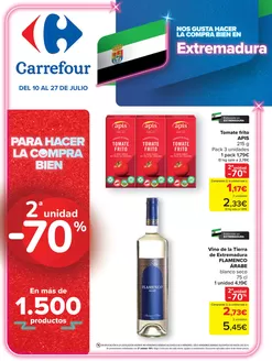 Catálogo Carrefour en Torremegía | REGIONAL (Articulos locales de Alimentación, dulces, bebidas) | 2026-07-10T00:00:00.000Z - 2026-07-27T00:00:00.000Z