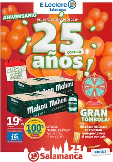 Catálogo E.Leclerc en Camargo | ANIVERSARIO 3 | 2026-07-15T00:00:00.000Z - 2026-07-25T00:00:00.000Z