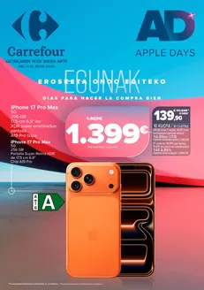Catálogo Carrefour en Santurtzi | APPLE DAYS | 2026-07-14T00:00:00.000Z - 2026-07-30T00:00:00.000Z