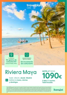 Catálogo Travelplan en Fuengirola | Riviera Maya desde 1090€ | 2026-07-10T00:00:00.000Z - 2026-07-31T00:00:00.000Z