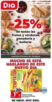 Catálogo Dia en Zaragoza | -25% de descuento del 15/07 al 21/07 | 2026-07-15T00:00:00.000Z - 2026-07-21T00:00:00.000Z