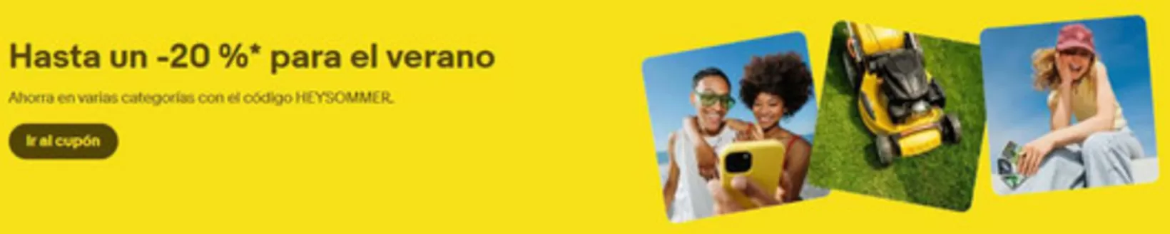 Catálogo eBay | Hasta un -20% para el verano | 2026-07-13T00:00:00.000Z - 2026-07-22T00:00:00.000Z