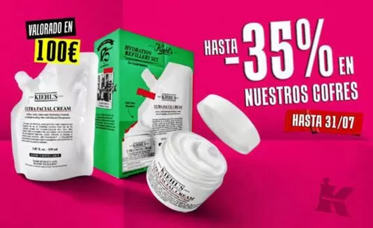 Catálogo Kiehls | Hasta -35% En Nuestros Cofres | 2026-07-13T00:00:00.000Z - 2026-07-31T00:00:00.000Z