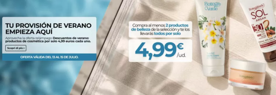 Catálogo Bottega Verde | Tu Provisión De Verano Empieza Aquí | 2026-07-13T00:00:00.000Z - 2026-07-15T00:00:00.000Z
