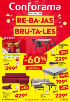 Catálogo Conforama | Rebajas Brutales | 2026-07-14T00:00:00.000Z - 2026-07-29T00:00:00.000Z