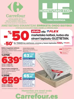 Catálogo Carrefour en Zigoitia | EQUIPA TU VIVIENDA - COLCHONES | 2026-07-16T00:00:00.000Z - 2026-08-17T00:00:00.000Z