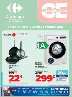 Catálogo Carrefour | EQUIPA TU VIVIENDA - ELECTRO | 2026-07-16T00:00:00.000Z - 2026-08-17T00:00:00.000Z