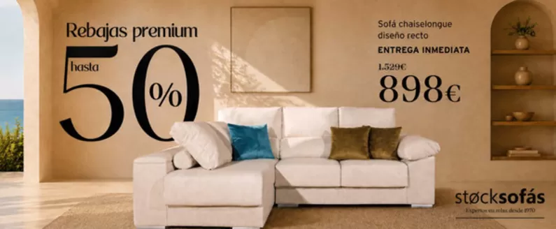 Catálogo Stock Sofás | Rebajas | 2026-07-14T00:00:00.000Z - 2026-07-27T00:00:00.000Z