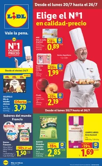 Catálogo Lidl en Gáldar | № 1 PRECIO - Ofertas válidas del 20/07 al 26/07 | 2026-07-20T00:00:00.000Z - 2026-07-26T00:00:00.000Z