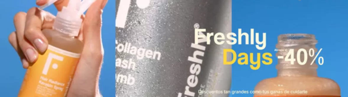 Catálogo Freshly Cosmetics | Freshly Days | 2026-07-14T00:00:00.000Z - 2026-07-27T00:00:00.000Z