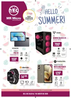 Catálogo MR Micro en Barcelona | Del 6 De Julio Al 7 De Agosto De 2026 | 2026-07-15T00:00:00.000Z - 2026-08-07T00:00:00.000Z