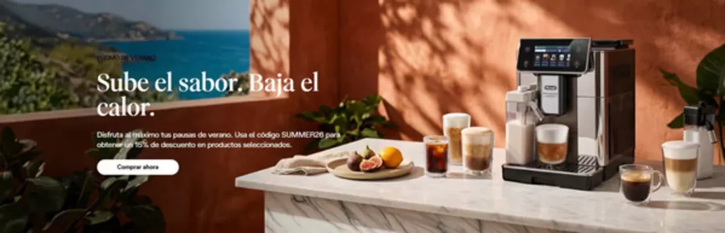 Catálogo De'Longhi en Águilas | Promo De Verano | 2026-07-15T00:00:00.000Z - 2026-07-28T00:00:00.000Z