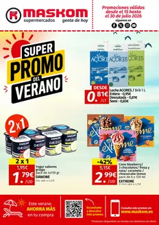 Catálogo Maskom Supermercados en Águilas | Promociones válidas desde el 15 hasta el 30 de julio 2026 | 2026-07-15T00:00:00.000Z - 2026-07-30T00:00:00.000Z