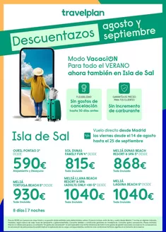 Catálogo Travelplan en Zamora | Descuentazos agosto y septiembre | 2026-07-15T00:00:00.000Z - 2026-09-25T00:00:00.000Z