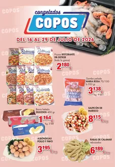 Catálogo Congelados Copos | Del 16 Al 29 De Julio De 2026 | 2026-07-16T00:00:00.000Z - 2026-07-29T00:00:00.000Z