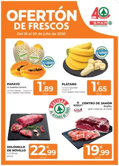 Catálogo SPAR Gran Canaria | Ofertón De Frescos | 2026-07-16T00:00:00.000Z - 2026-07-20T00:00:00.000Z