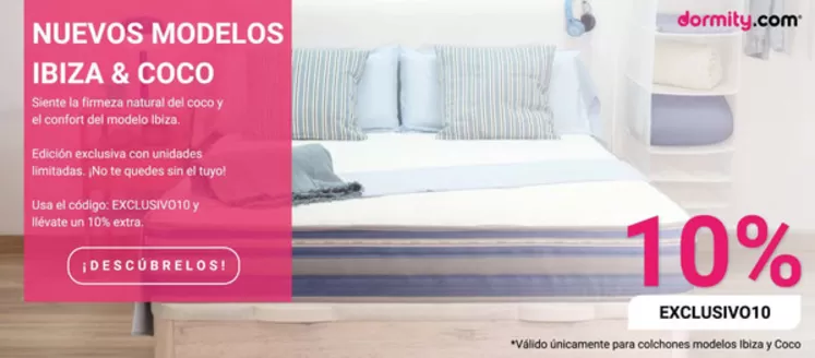 Catálogo Dormity | 10% Extra | 2026-07-16T00:00:00.000Z - 2026-07-29T00:00:00.000Z