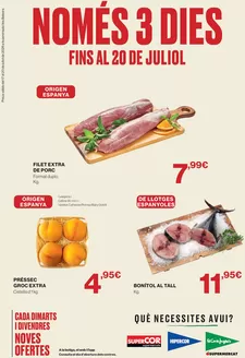 Catálogo Hipercor | Només 3 Dies | 2026-07-17T00:00:00.000Z - 2026-07-20T00:00:00.000Z