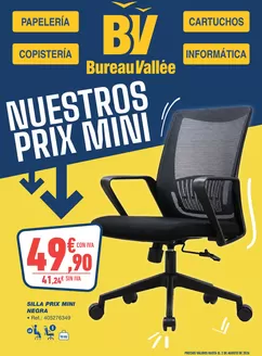 Catálogo Bureau Vallée | Nuestros Prix Mini | 2026-07-21T00:00:00.000Z - 2026-08-02T00:00:00.000Z