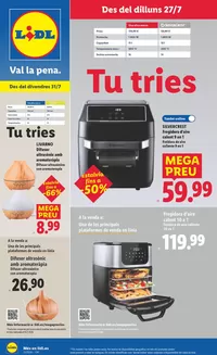 Catálogo Lidl en Salomó | ¡Bazar Lidl!- Ofertas válidas del 27/07 al 02/08 | 2026-07-27T00:00:00.000Z - 2026-08-02T00:00:00.000Z