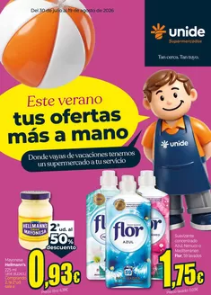 Catálogo Unide Supermercados | Este varano tus ofertas más a mano. Supermercados Canarias | 2026-07-30T00:00:00.000Z - 2026-08-19T00:00:00.000Z