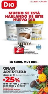 Catálogo Dia en Dalías | Gran apertura Dia del 29/07 al 04/08 | 2026-07-29T00:00:00.000Z - 2026-08-04T00:00:00.000Z