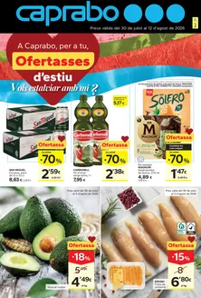 Catálogo Caprabo en Cox | Ofertasses d'estiu | 2026-07-30T00:00:00.000Z - 2026-08-12T00:00:00.000Z