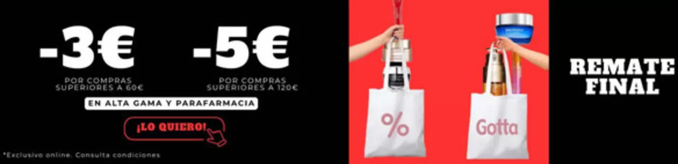 Catálogo Gotta Perfumeries en Cala Rajada | Remate Final | 2026-07-28T00:00:00.000Z - 2026-08-02T00:00:00.000Z