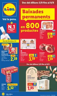 Catálogo Lidl en Rasquera | № 1 PRECIO - Ofertas válidas del 03/08 al 09/08 | 2026-08-03T00:00:00.000Z - 2026-08-09T00:00:00.000Z