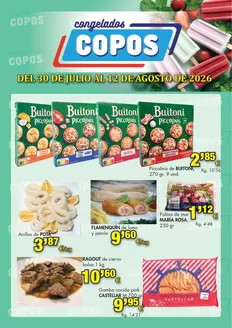 Catálogo Congelados Copos | Del 30 De Julio Al 12 De Agosto De 2026 | 2026-07-30T00:00:00.000Z - 2026-08-12T00:00:00.000Z