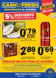 Catálogo Cash Fresh | Precios Bajos Para El Ahorro | 2026-07-31T00:00:00.000Z - 2026-08-27T00:00:00.000Z